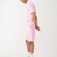 Light Pink T-Shirt And Short Set