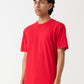 Red Combed Cotton T-Shirt