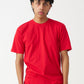 Red Combed Cotton T-Shirt