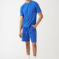 Royal Blue T-Shirt And Short Set