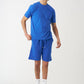 Royal Blue T-Shirt And Short Set