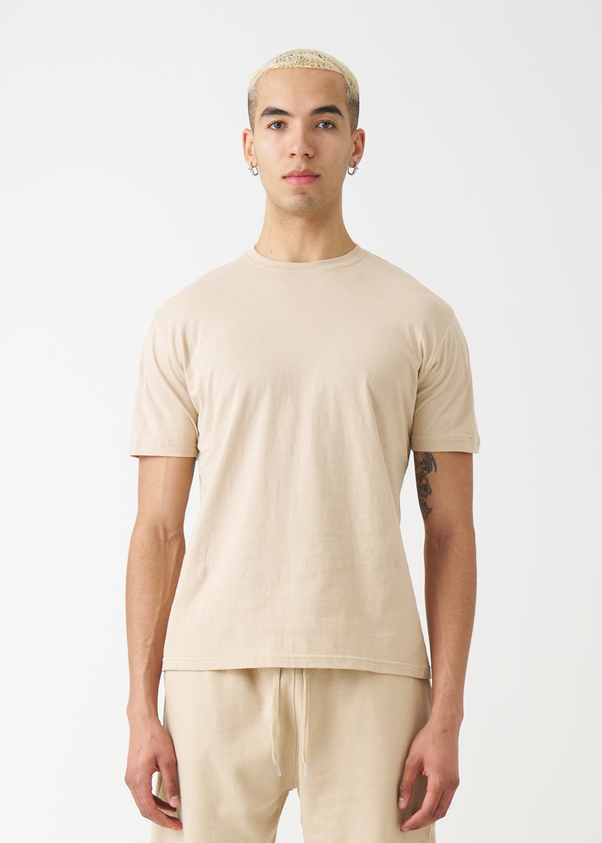 Sand Combed Cotton T-Shirt