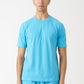 Sky Blue Combed Cotton T-Shirt