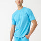 Sky Blue Combed Cotton T-Shirt