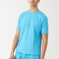 Sky Blue Combed Cotton T-Shirt