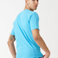 Sky Blue Combed Cotton T-Shirt