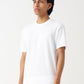 White Combed Cotton T-Shirt