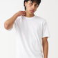 White Combed Cotton T-Shirt