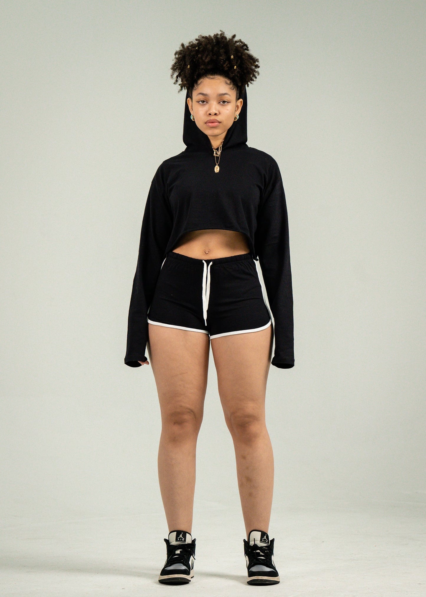 Crop-Top Short Set