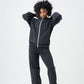 14 OZ French Terry Garment Dye Fleece Hooded Sweatsuit