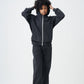 14 OZ French Terry Garment Dye Fleece Hooded Sweatsuit