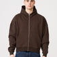 Oversized Heavyweight Full-Zip Sweatshirt