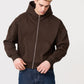 Oversized Heavyweight Full-Zip Sweatshirt