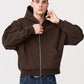 Oversized Heavyweight Full-Zip Sweatshirt