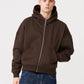 Oversized Heavyweight Full-Zip Sweatshirt