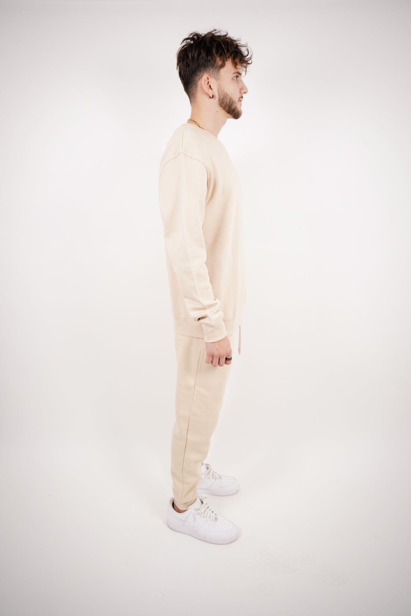 Tight Fleece Crew-Neck SweatSuit