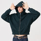 Oversized Heavyweight Full-Zip Sweatshirt