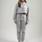 Heather Gray Crop Top SweatSuit