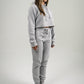 Heather Gray Crop Top SweatSuit