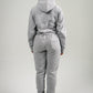 Heather Gray Crop Top SweatSuit