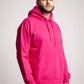 Hot Pink Heavy Blend Fleece Hooded Sweatshirt