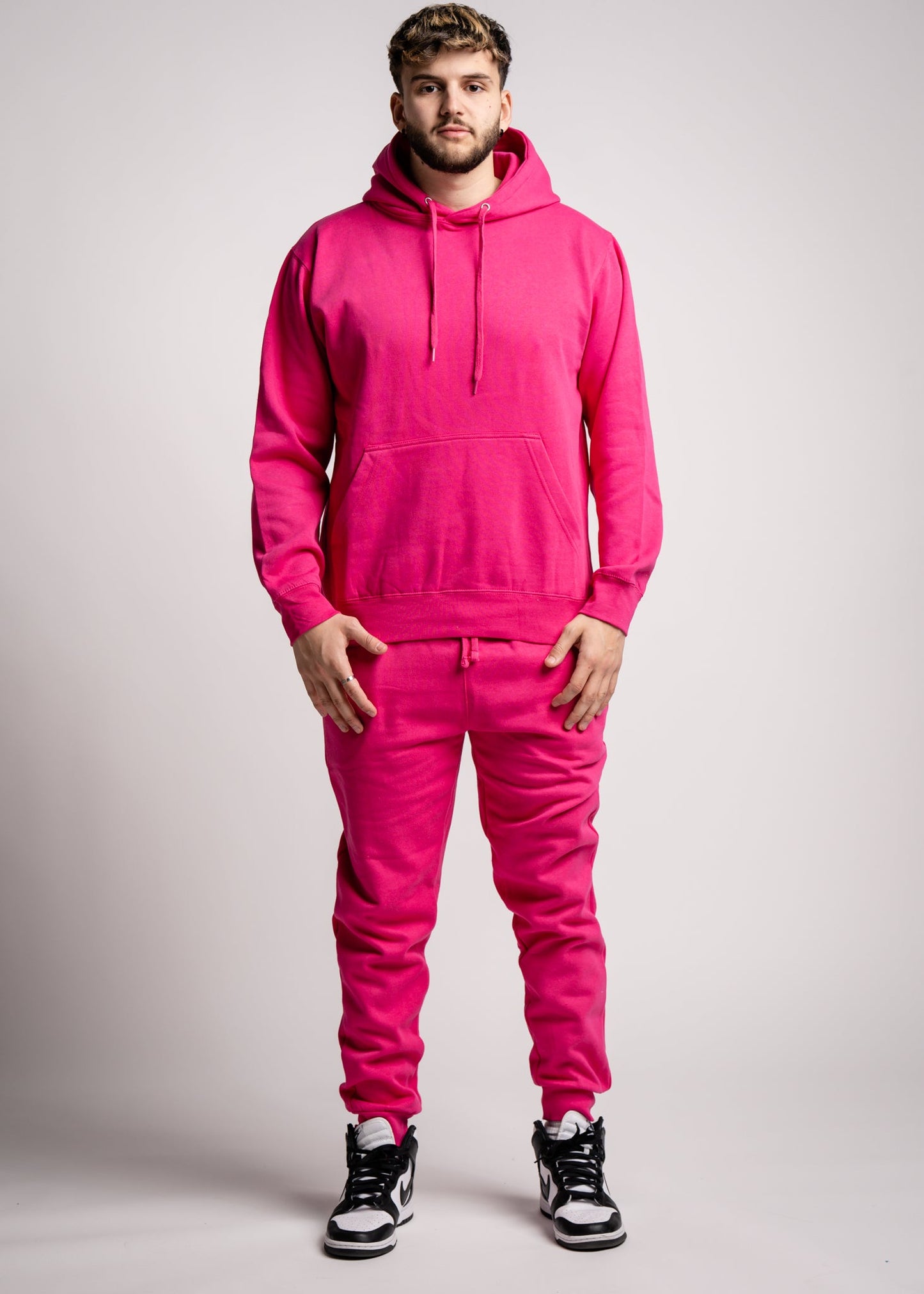 Hot Pink Heavy Blend Fleece SweatSuit