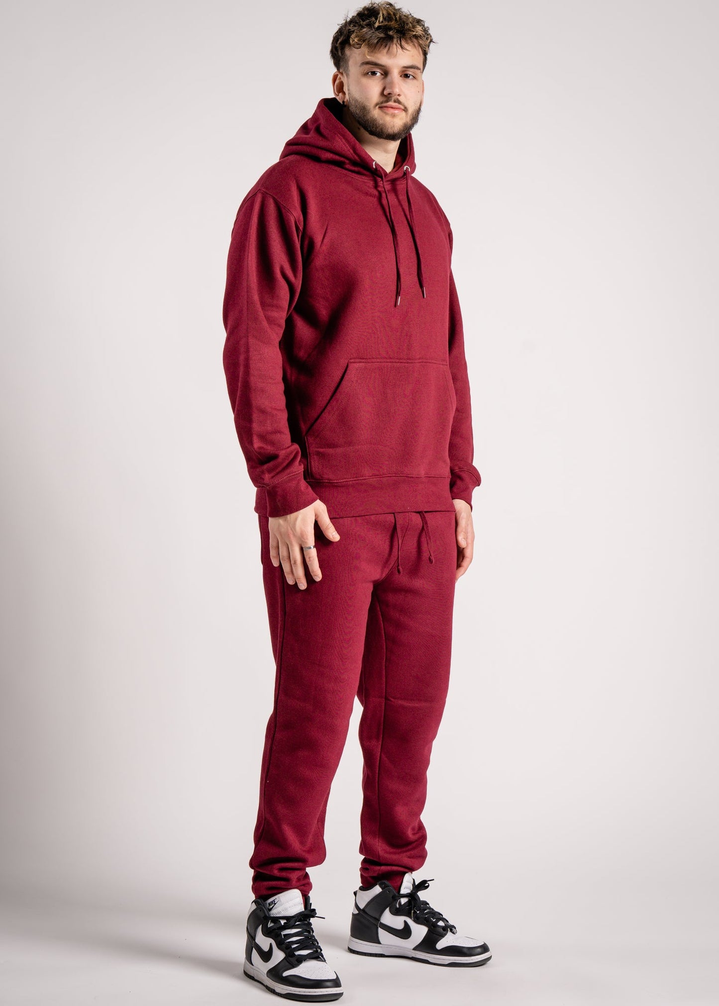 Maroon Heavy Blend Fleece SweatSuit