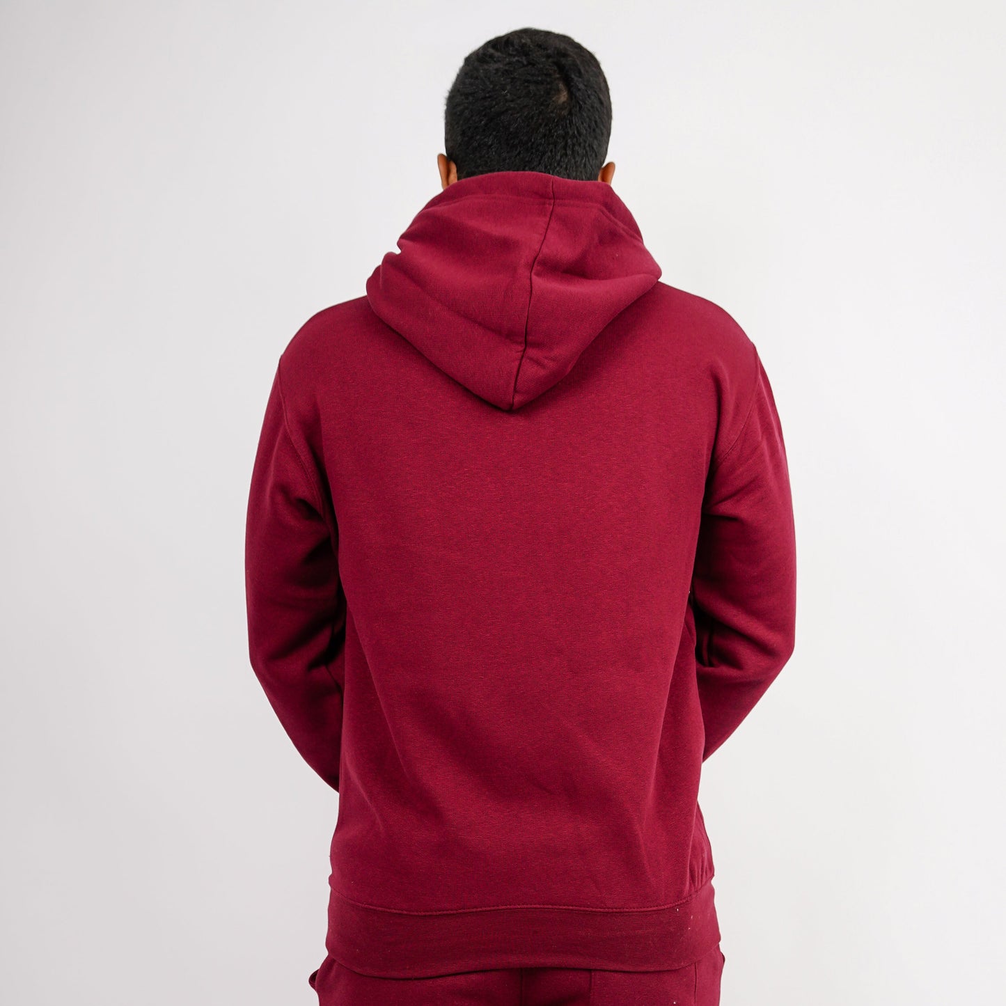 Maroon Heavy Blend Fleece Hooded Sweatshirt