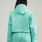 Mint Hooded Crop Top