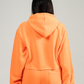 Neon Orange Hooded Crop Top