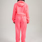 Neon Pink Crop Top SweatSuit