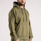 Olive Green Heavy Blend Fleece Hooded Sweatshirt