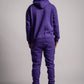 Purple Heavy Blend Fleece SweatSuit