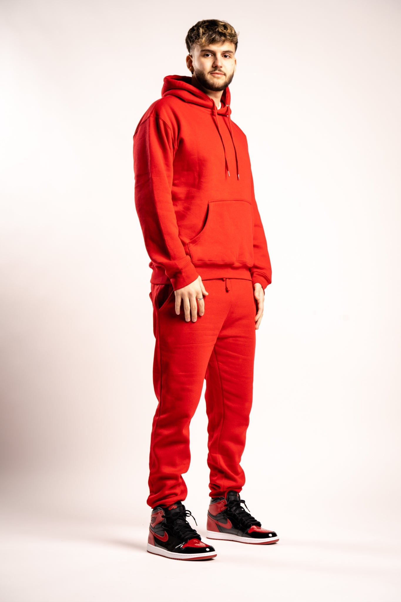 Red Heavy Blend Fleece SweatSuit