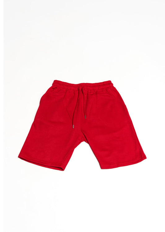 Red Heavy Blend Fleece SweatShort