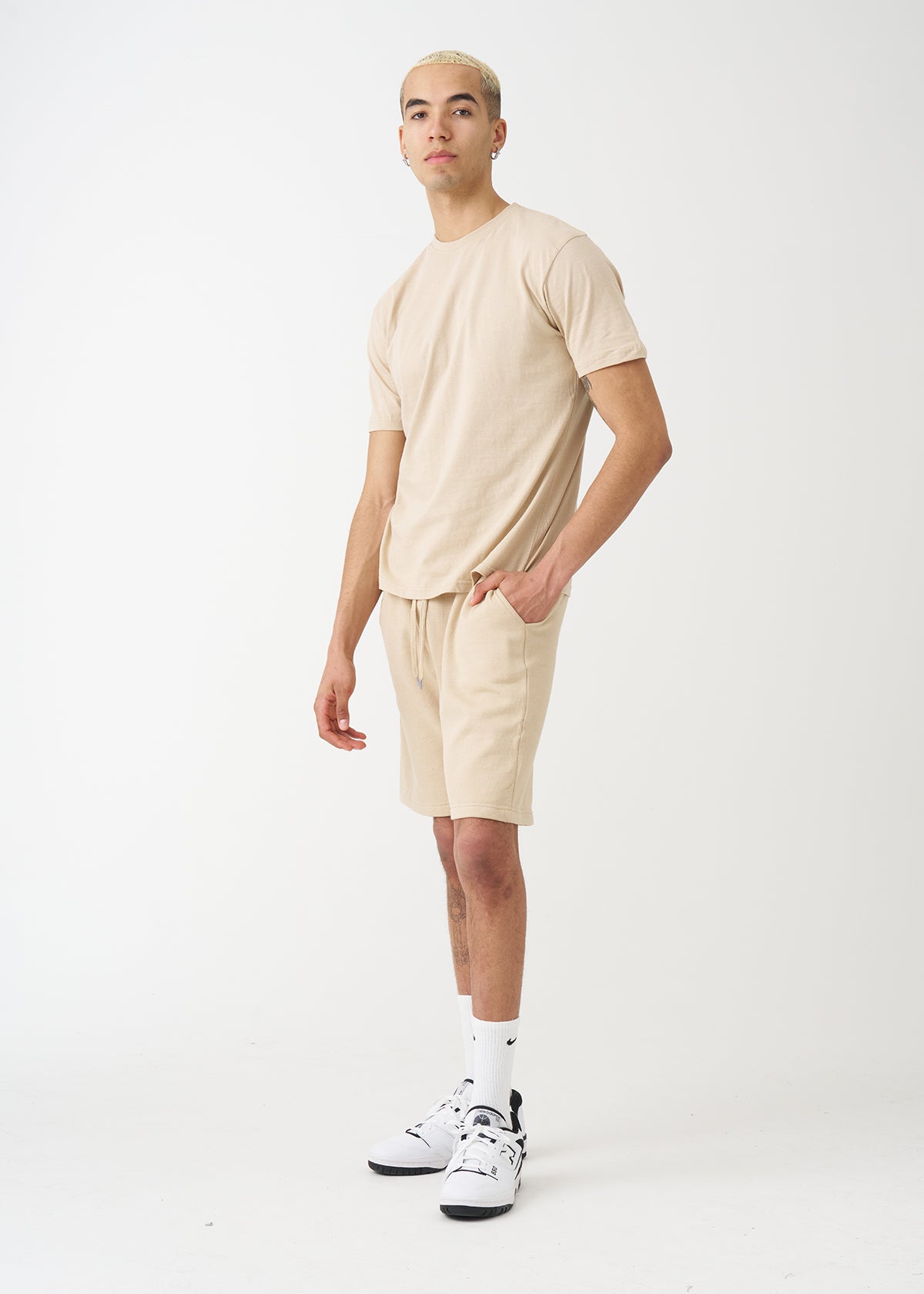 Sand T-Shirt And Short Set