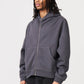 Oversized Heavyweight Full-Zip Sweatshirt