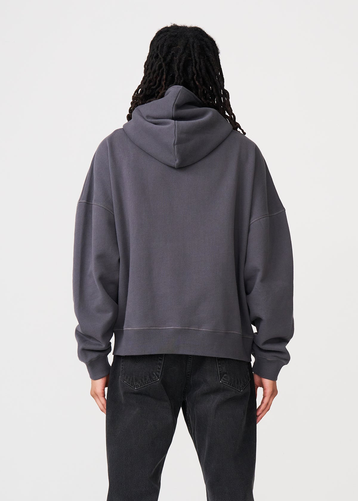 Oversized Heavyweight Full-Zip Sweatshirt