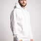 White Heavy Blend Fleece Hooded Sweatshirt