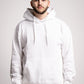 White Heavy Blend Fleece Hooded Sweatshirt