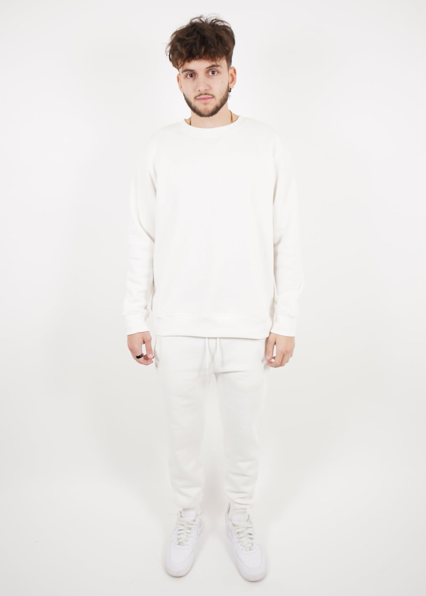 Tight Fleece Crew-Neck SweatSuit