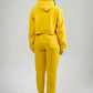 Yellow Crop Top SweatSuit